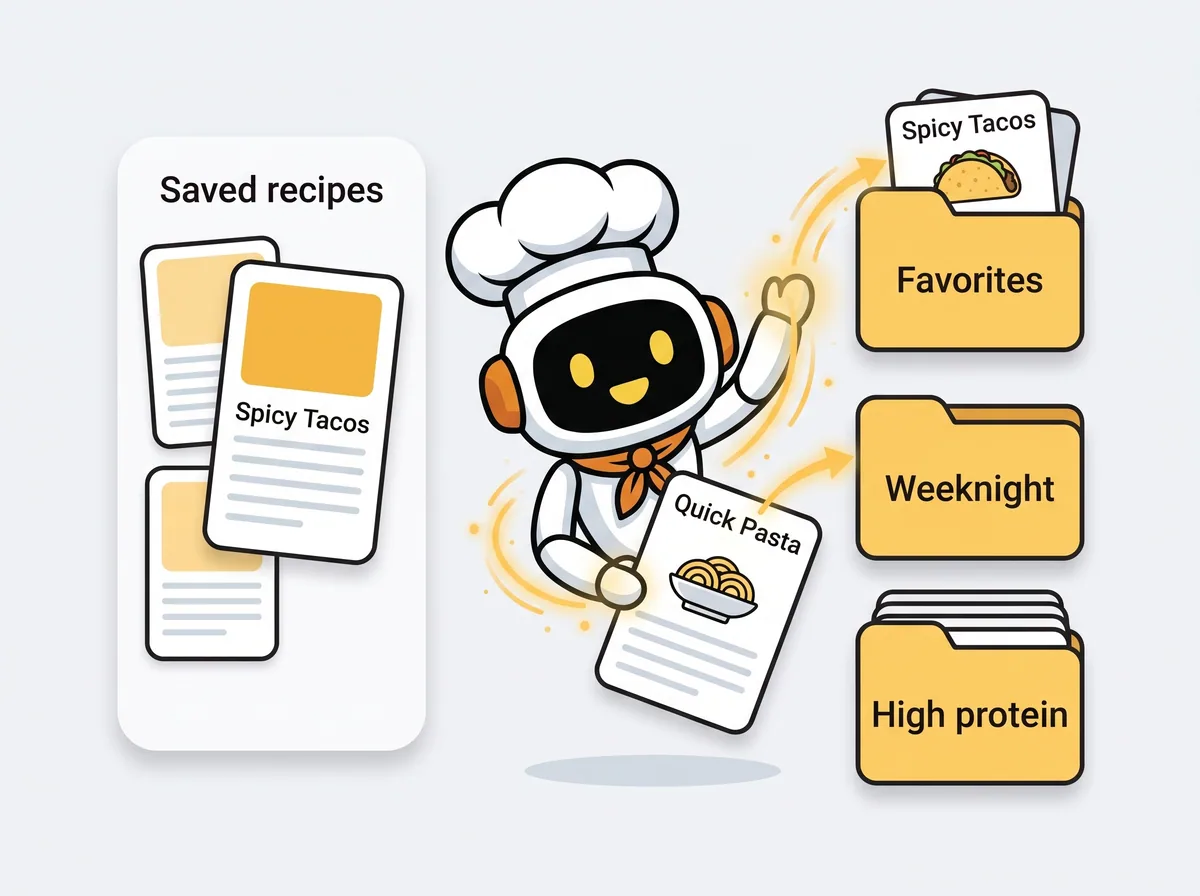 Import and organize recipes from anywhere