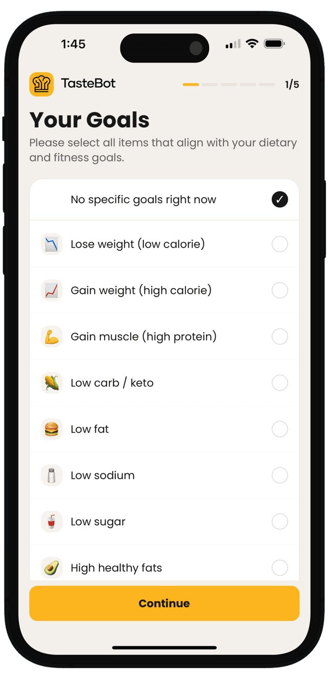 Set your preferences