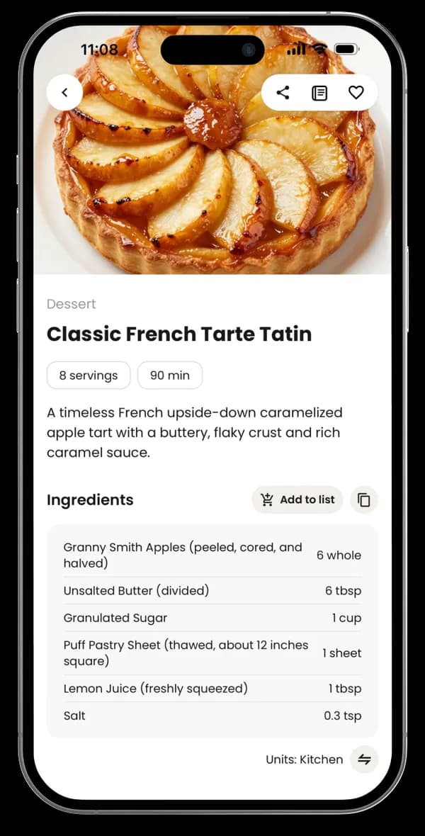 Recipe Generator from Ingredients You Have supporting screenshot
