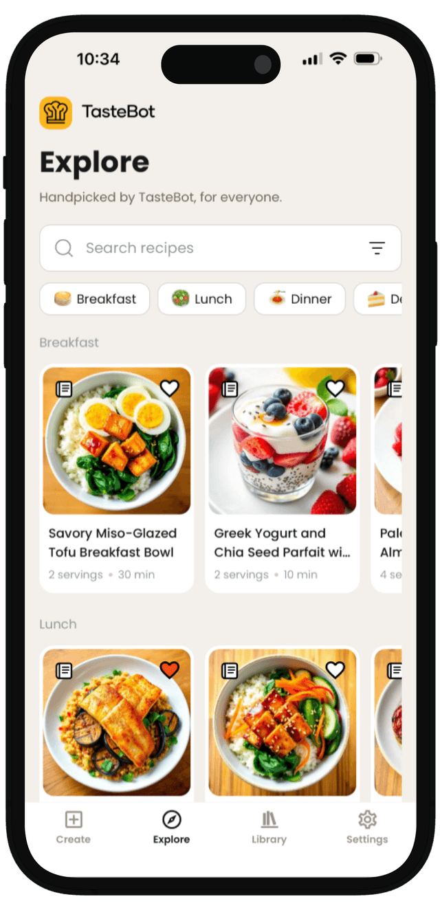 Discover curated recipes